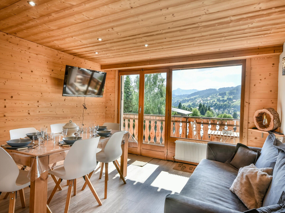 T2 + coin nuit 40m² aux Gets, 6 pers, balcon - Photo 3
