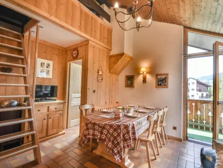 T2 duplex 6 pers aux Gets, parking couvert & navette ski : photo 5