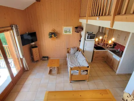 Duplex 8pers avec Balcon Sud, Cheminée, WIFI Gratuit - Animaux admis - Parking & Ménage en option : photo 2