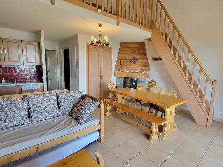 Duplex 8pers avec Balcon Sud, Cheminée, WIFI Gratuit - Animaux admis - Parking & Ménage en option : photo 3