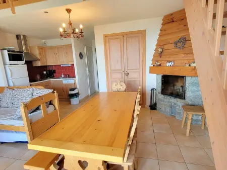 Duplex 8pers avec Balcon Sud, Cheminée, WIFI Gratuit - Animaux admis - Parking & Ménage en option : photo 14
