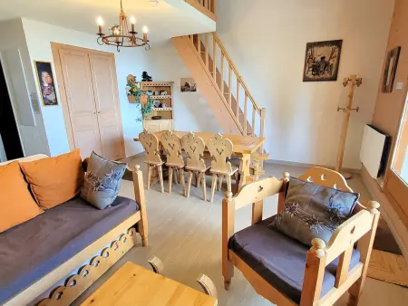 Duplex 8 pers. avec terrasse plein Sud, pistes à 100 m à Saint-Michel-de-Chaillol : photo 3