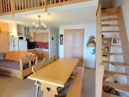 Duplex 8 pers. avec terrasse plein Sud, pistes à 100 m à Saint-Michel-de-Chaillol : photo 8