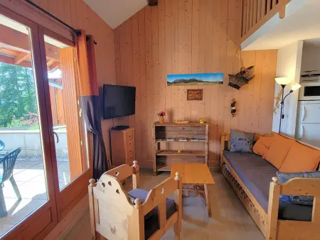 Duplex 8 pers. avec terrasse plein Sud, pistes à 100 m à Saint-Michel-de-Chaillol : photo 14