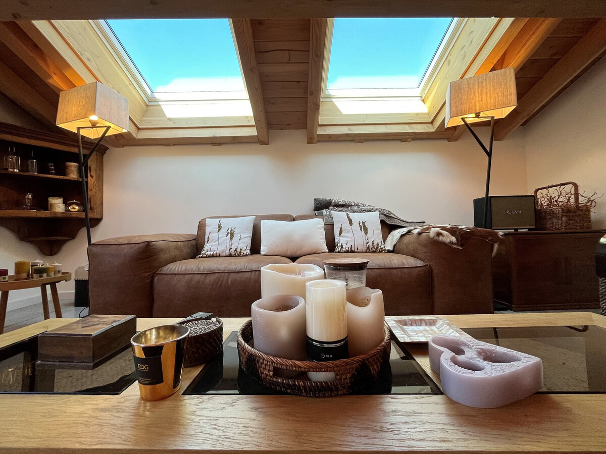 Appartement 88 m² Les Gets, terrasse Sud face aux pistes - Photo 3