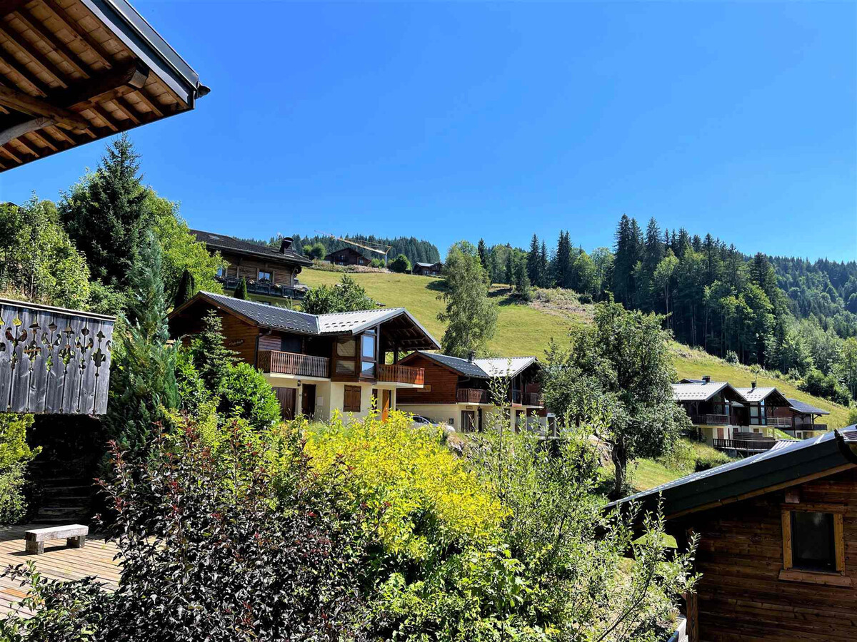 Appartement 88 m² Les Gets, terrasse Sud face aux pistes - Photo 14