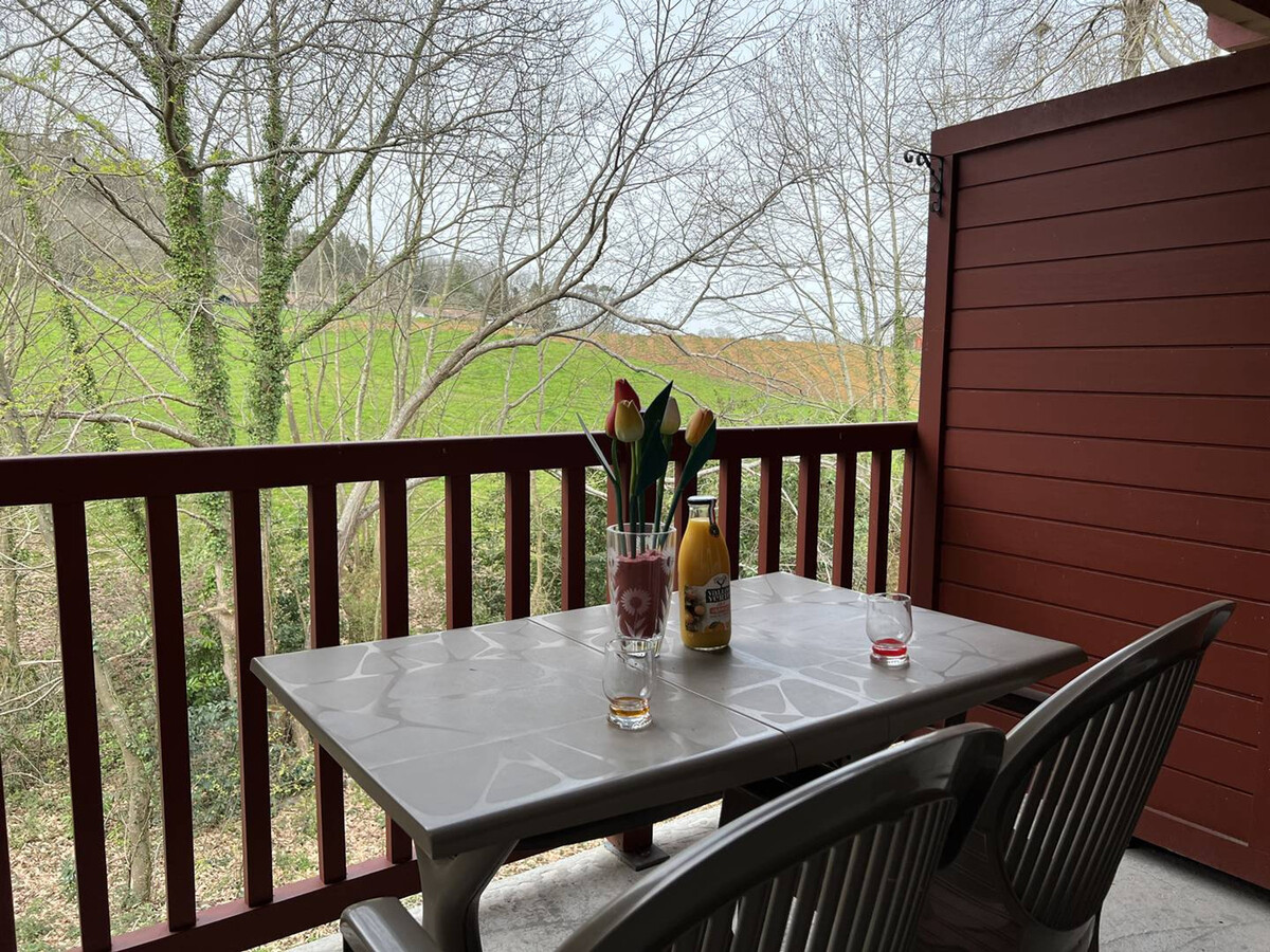 T2 rez-de-chaussée avec terrasse et parking à Cambo-les-Bains - Photo 12