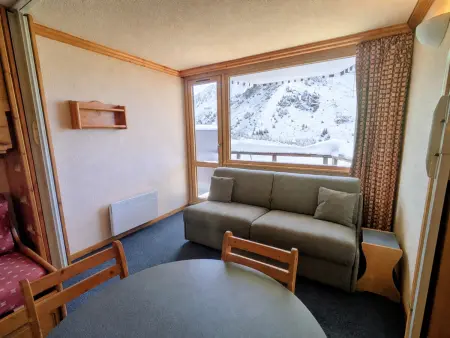 Studio 26m² divisible, balcon Sud aux pieds des pistes : photo 2