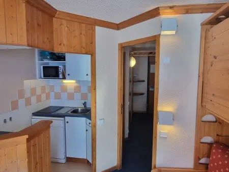 Studio 26m² divisible, balcon Sud aux pieds des pistes : photo 5