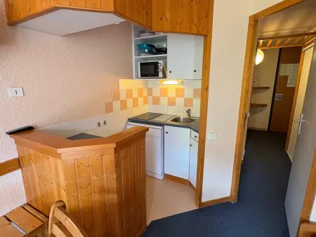 Studio 26m² divisible, balcon Sud aux pieds des pistes : photo 6