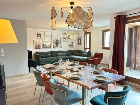 Location appartement à Les Gets, Appartement 4 Chambres au Coeur des Gets - Haut Standing, Parking, Wifi, Balcon, Proche Commerces