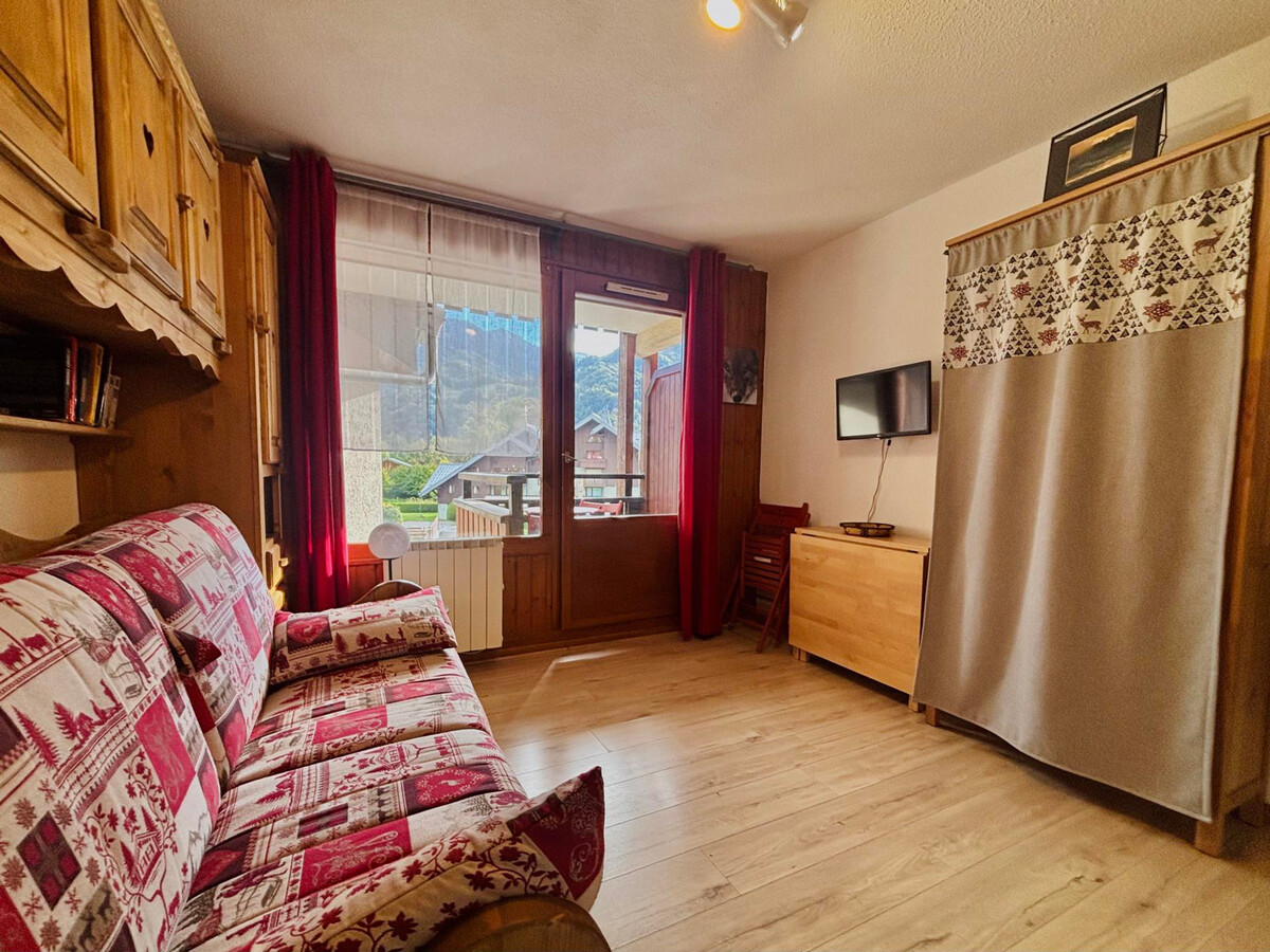 Studio Le Carlina, centre Samoëns, balcon sud et parking - Photo 12