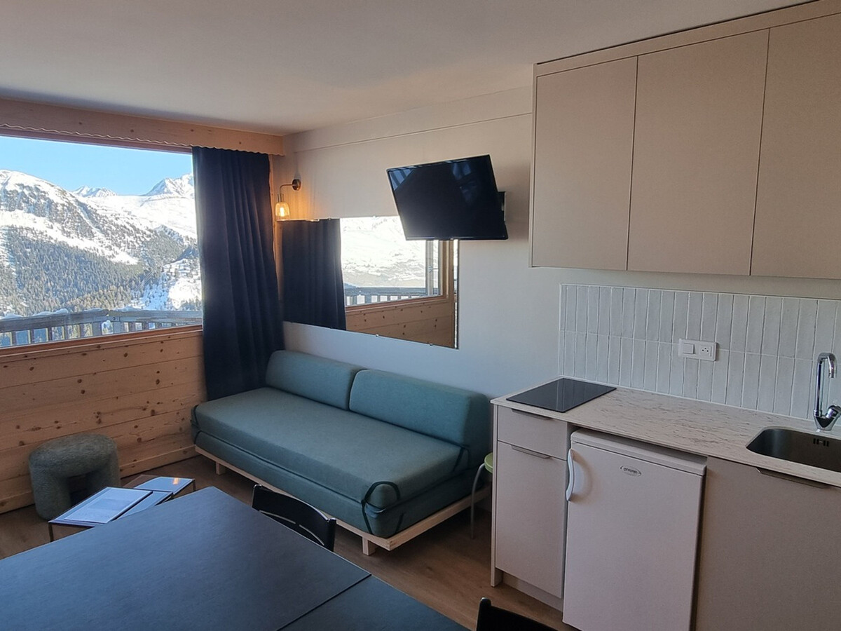 Studio Cabine 26m² Rénové, Vue Mont-Blanc, Skis aux Pieds - Photo 3