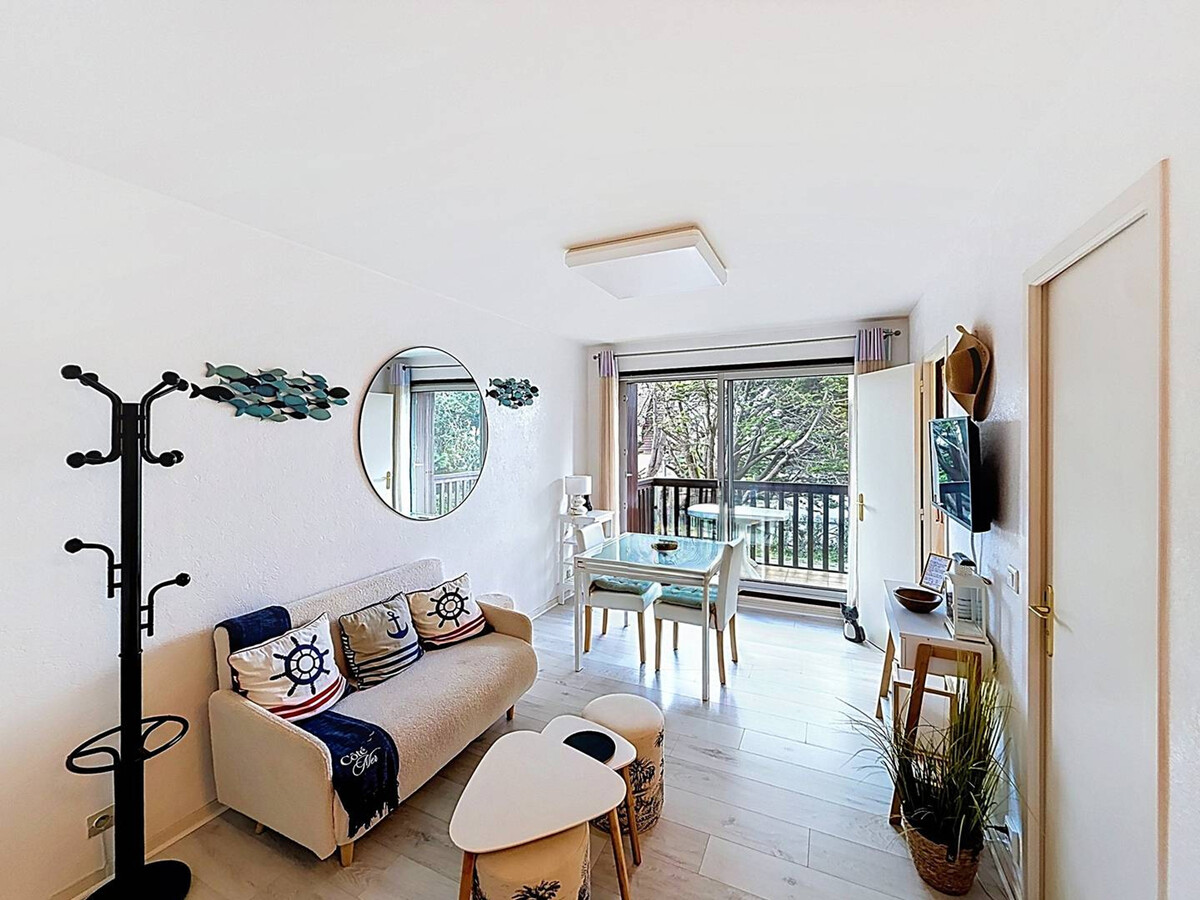 Studio cabine 4 pers face mer, balcon sud, parking - Photo 1