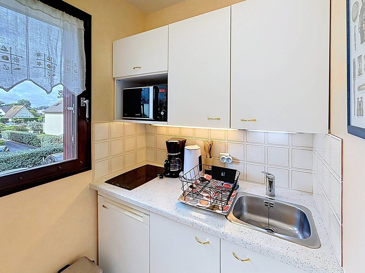 Studio cabine 4 pers face mer, balcon sud, parking - Photo 3