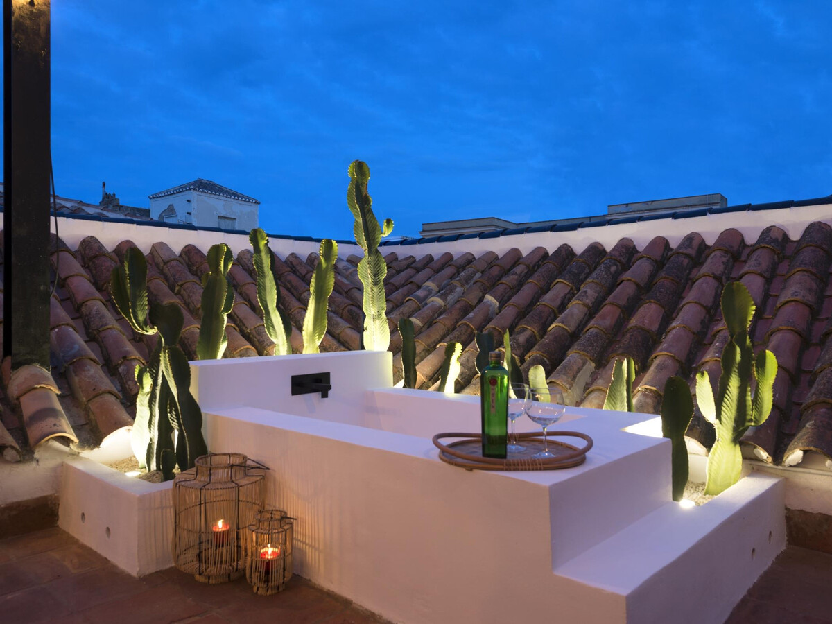 Penthouse Plaza Mitjana, terrasse privée & barbecue - Photo 1