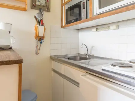 Studio 24m² aux pieds des pistes, balcon vue pistes : photo 6