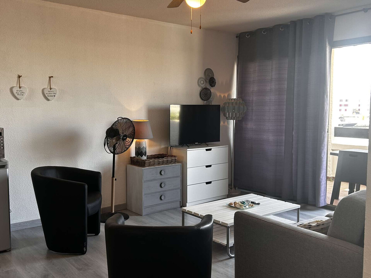 T3 balcon vue port, piscine 25m et sports - Photo 19
