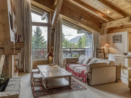 Location appartement à Megève, Charmant appartement 2 chambres à Megève avec Wifi et parking