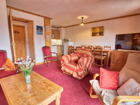 Location appartement à Notre Dame de Bellecombe, Appartement confortable au centre, 10 pers., animaux admis, parking