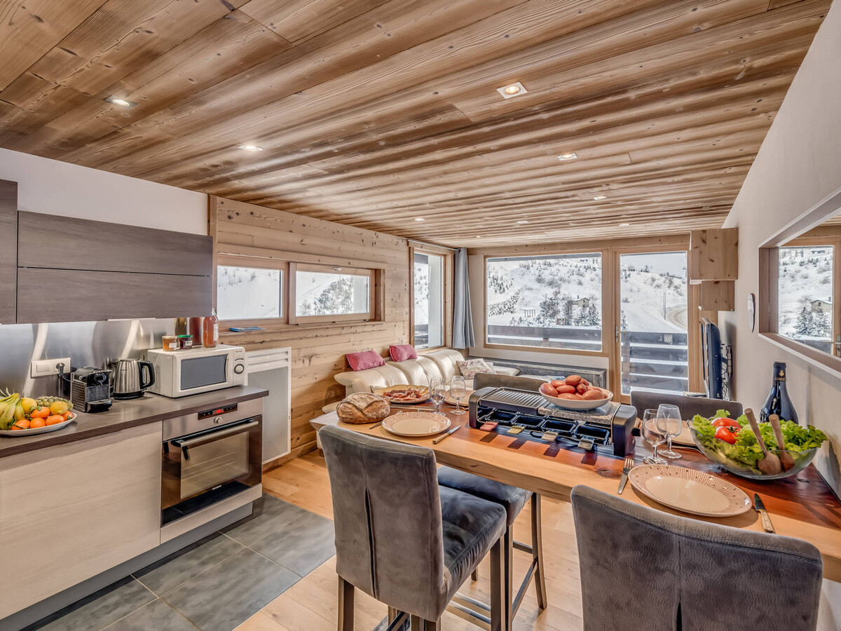 3 pièces rénové 5 pers. Tignes, vue glacier, 2 balcons - Photo 2
