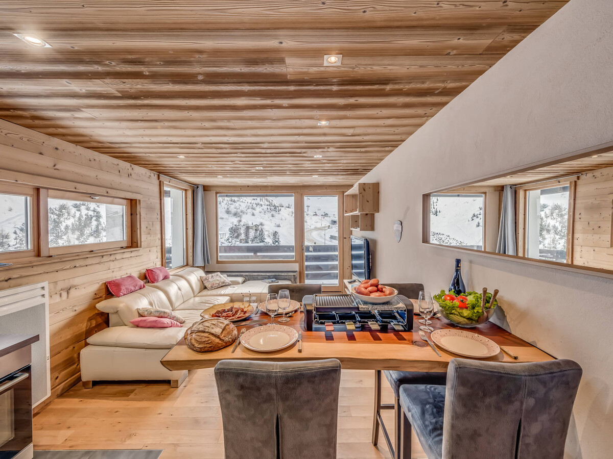 3 pièces rénové 5 pers. Tignes, vue glacier, 2 balcons - Photo 3