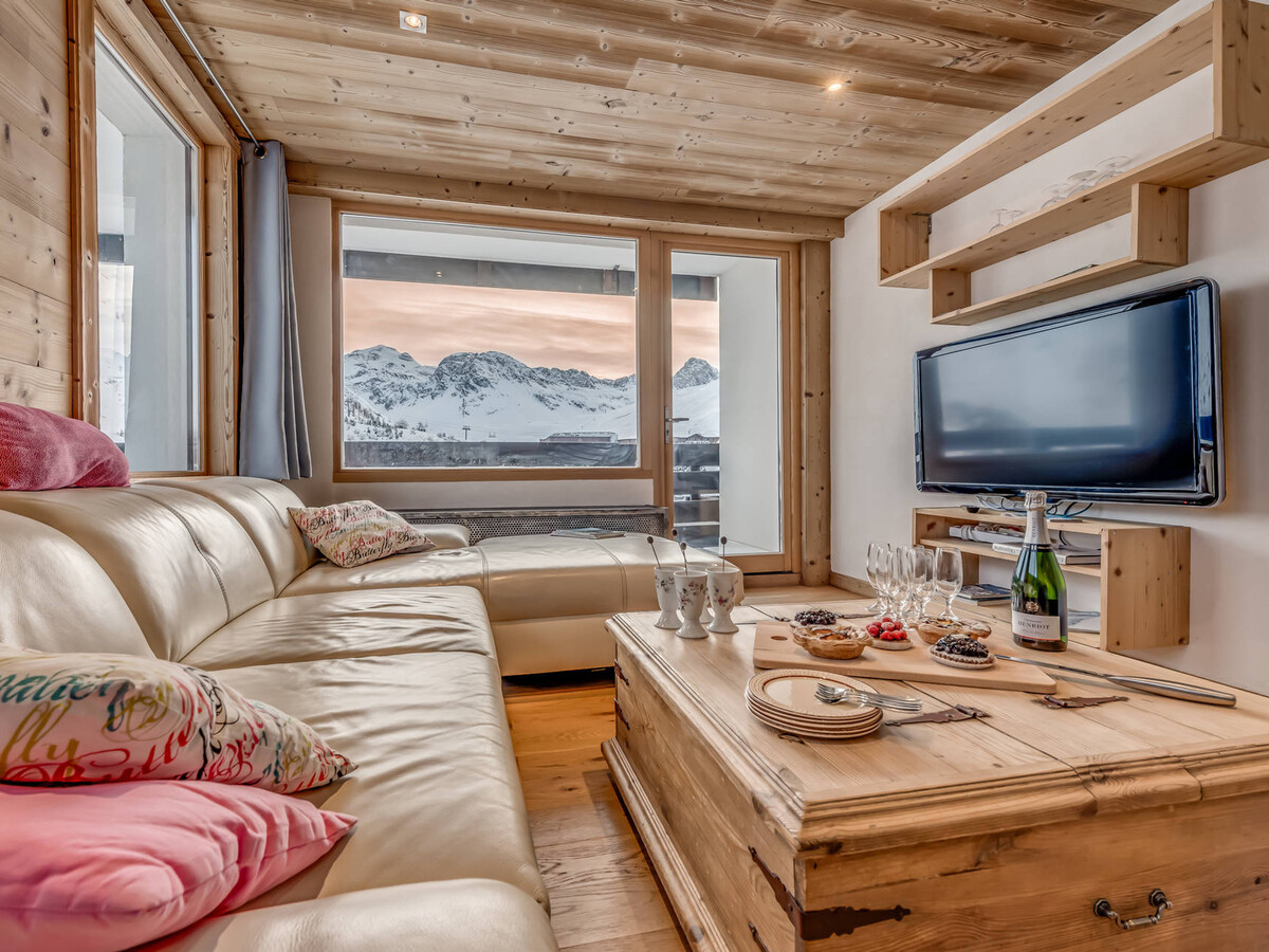 3 pièces rénové 5 pers. Tignes, vue glacier, 2 balcons - Photo 4