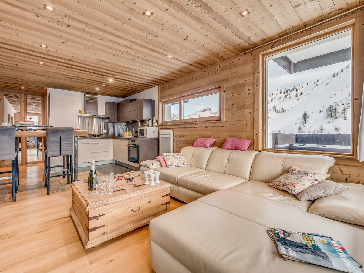 3 pièces rénové 5 pers. Tignes, vue glacier, 2 balcons - Photo 6