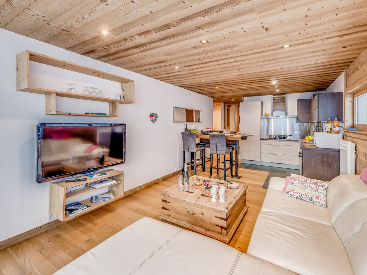 3 pièces rénové 5 pers. Tignes, vue glacier, 2 balcons - Photo 8