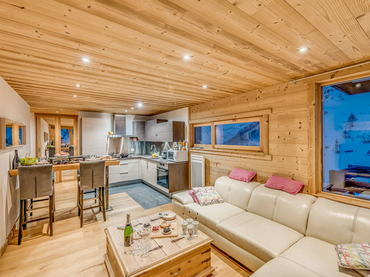 3 pièces rénové 5 pers. Tignes, vue glacier, 2 balcons - Photo 16