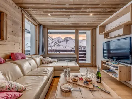 Location appartement à Tignes, Grand 3 pièces rénové 5 pers. à Tignes, 2 balcons, WiFi