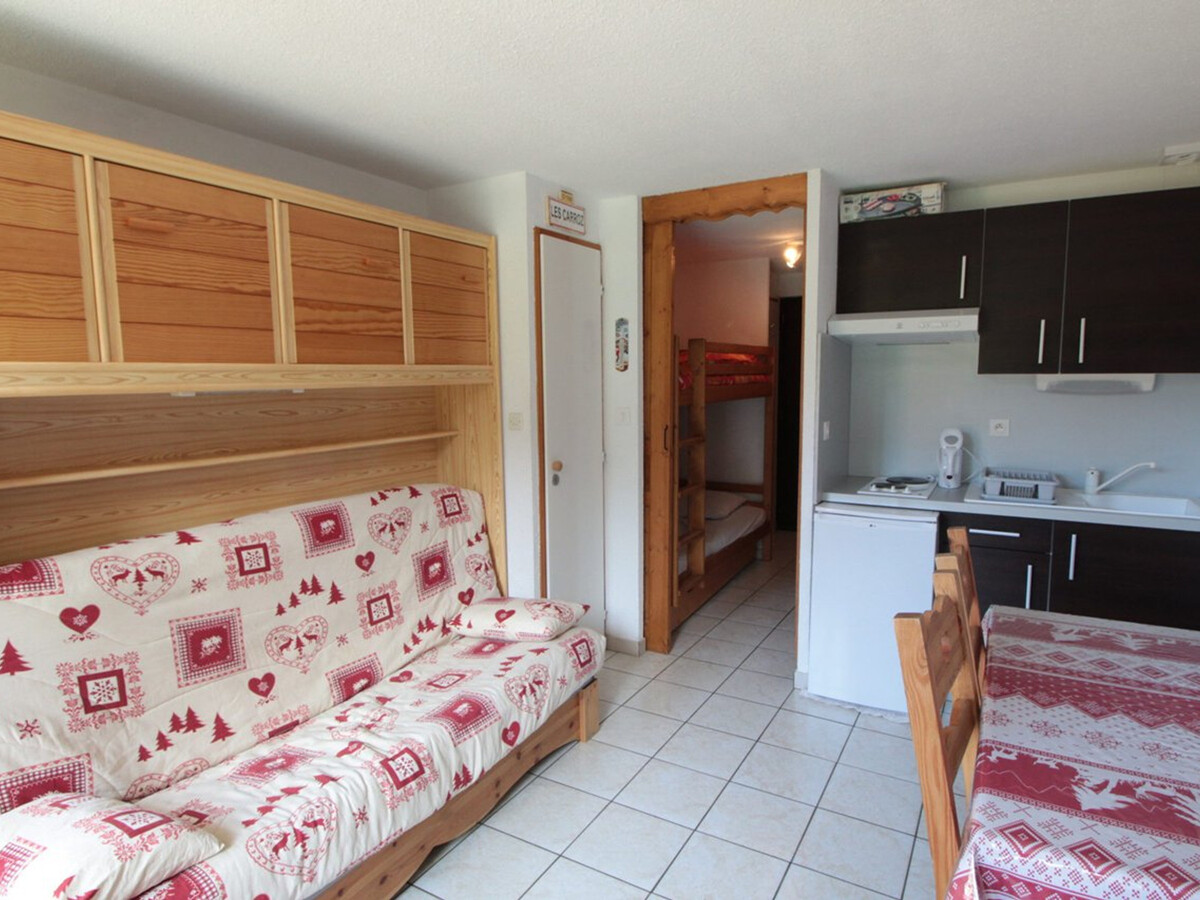 Studio 20 m² 4 pers aux Carroz, terrasse et casier à skis - Photo 3