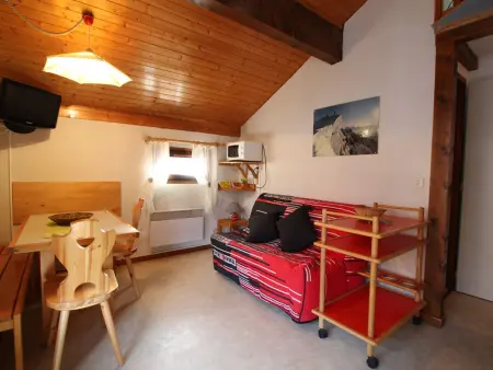 Location appartement à Les Carroz d'Arâches, Charmant appartement 4-6 pers, balcon, proche pistes et commodités