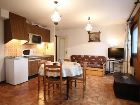 Studio 30 m² 4 pers aux Carroz, piste débutants : photo 9