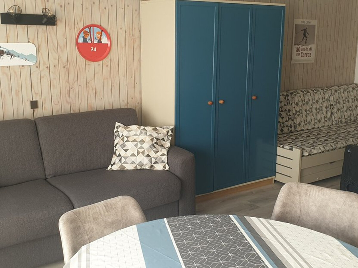 Studio 4 pers. balcon sud aux Carroz, 550 m du centre - Photo 2