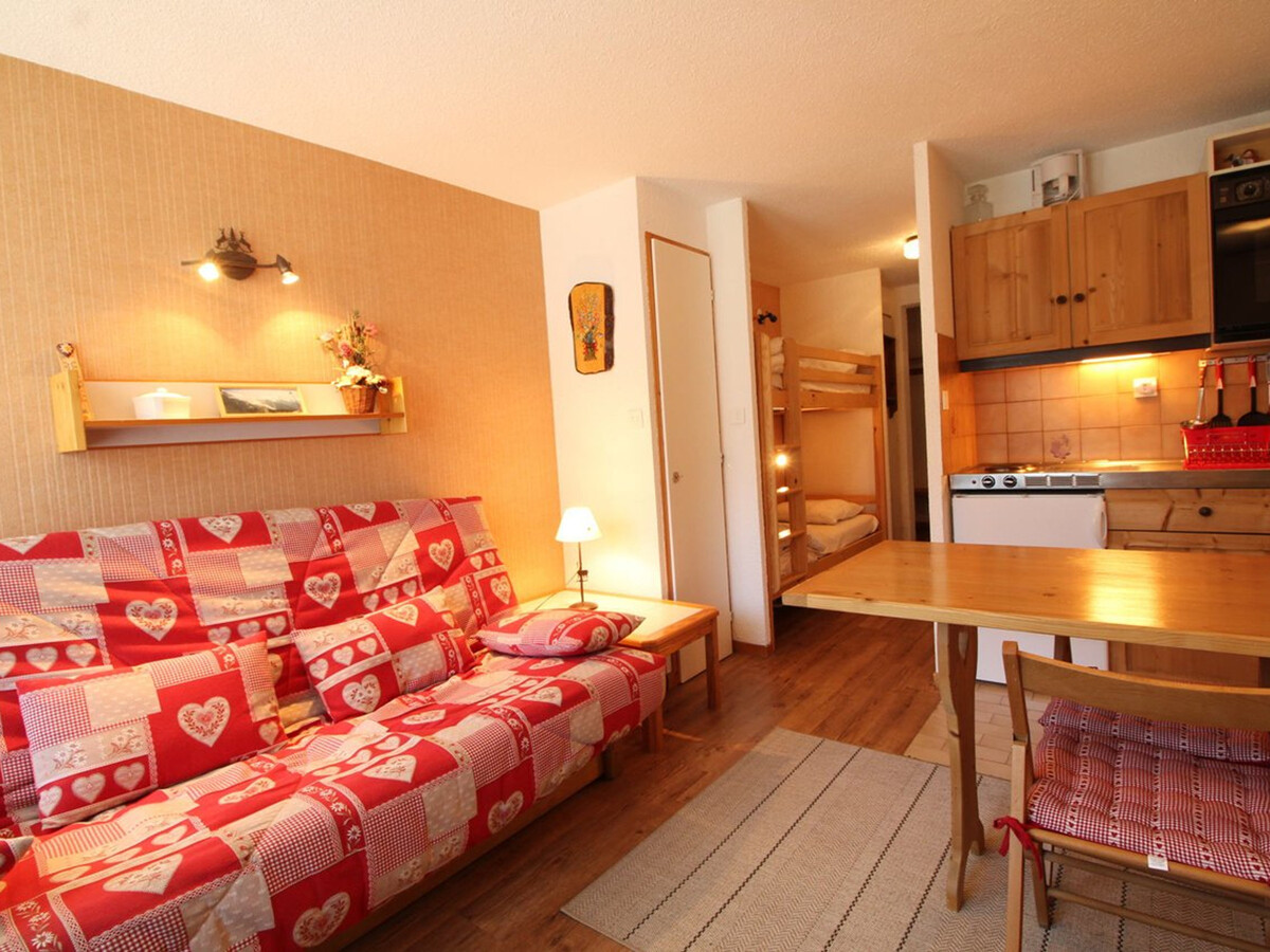 Studio 25m² rénové 4 pers, balcon sud, 850m des pistes - Photo 5