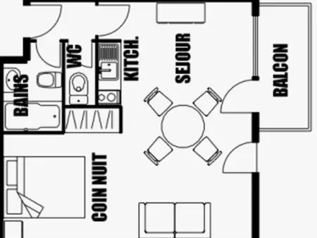 Studio 35 m² sur les pistes, balcon vue dominante : photo 7