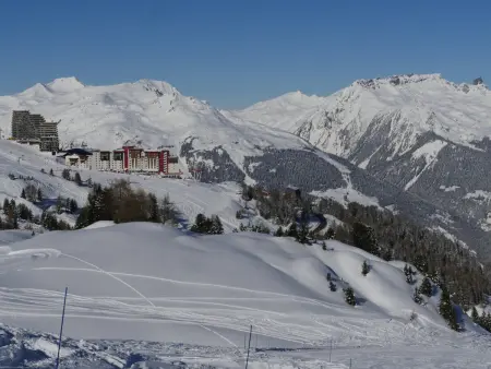 Appartement 4 pers. vue domaine skiable, piscine incluse : photo 12