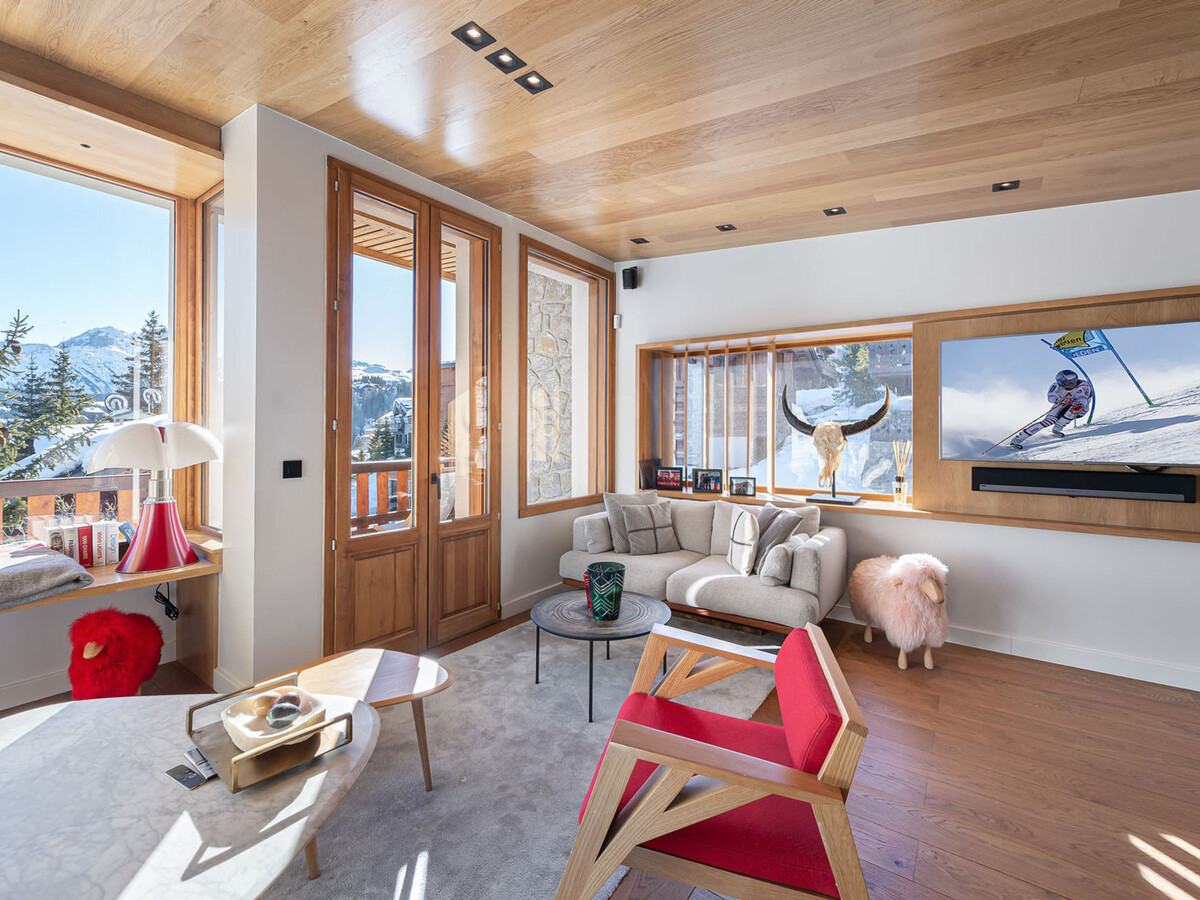 Triplex 4 chambres Courchevel 1850, cheminée et ski room - Photo 1