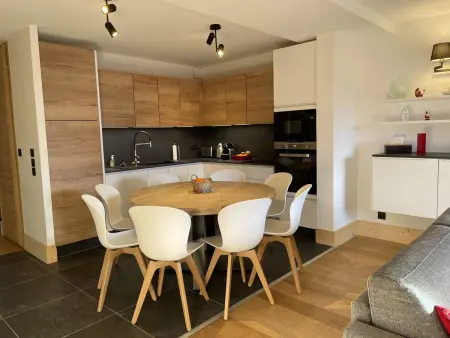 Appartement alpin avec sauna à La Rosière, 9 personnes : photo 2