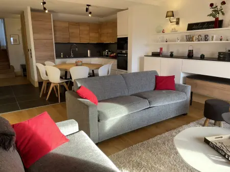 Appartement alpin avec sauna à La Rosière, 9 personnes : photo 4