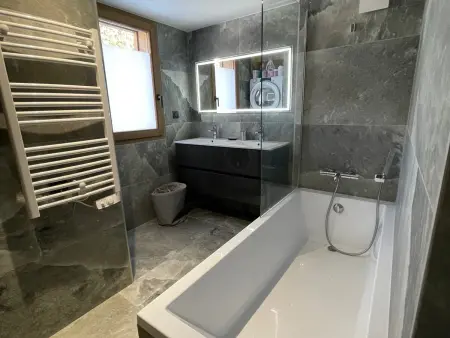Appartement alpin avec sauna à La Rosière, 9 personnes : photo 7
