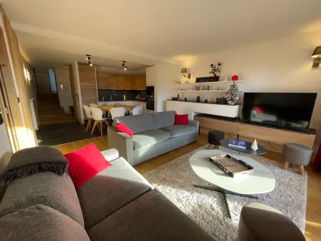Appartement alpin avec sauna à La Rosière, 9 personnes : photo 12