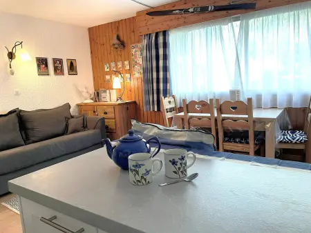 Studio 28m² Chamonix, accès direct aux pistes, parking : photo 6