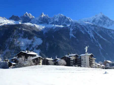 Studio 28m² Chamonix, accès direct aux pistes, parking : photo 14