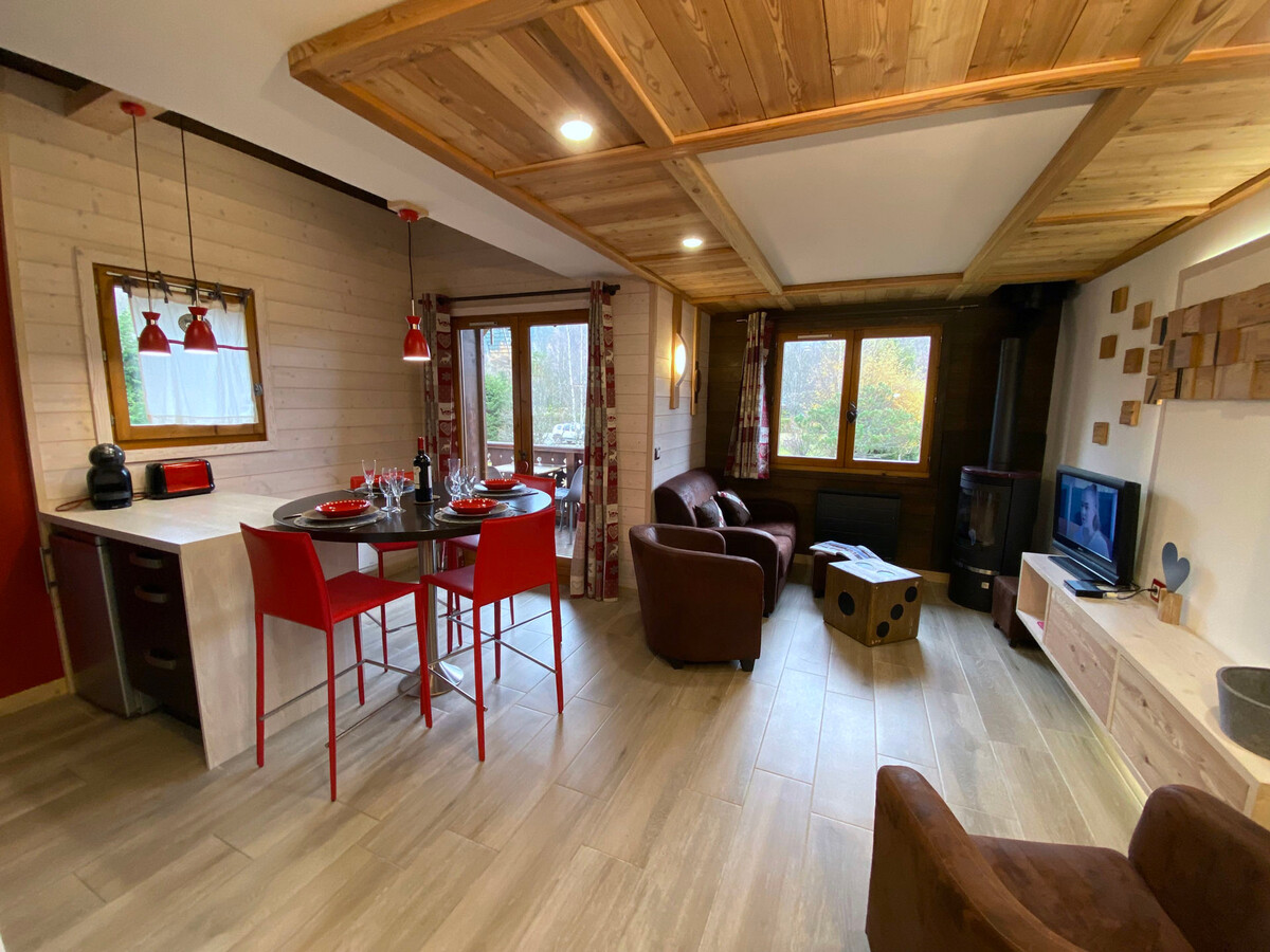 Duplex 45m² Chamonix, poêle à bois, vue Mont-Blanc - Photo 1