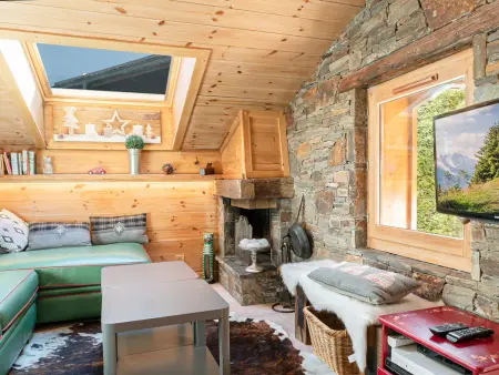 Location appartement à Chamonix Mont Blanc, Superbe duplex avec jardin à Chamonix, 4 pers, animaux admis, parking, wifi