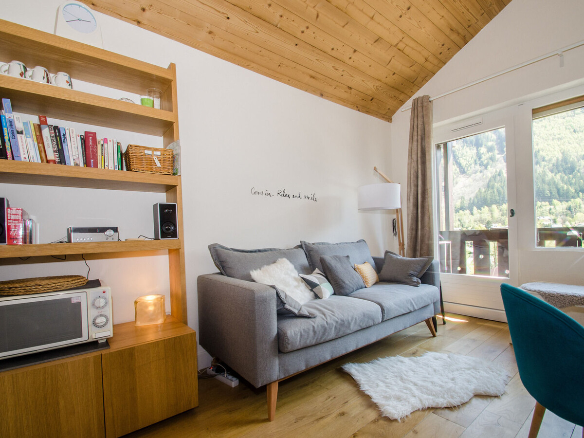 Appartement Chamonix 4 pers., balcon vue Mont-Blanc - Photo 1