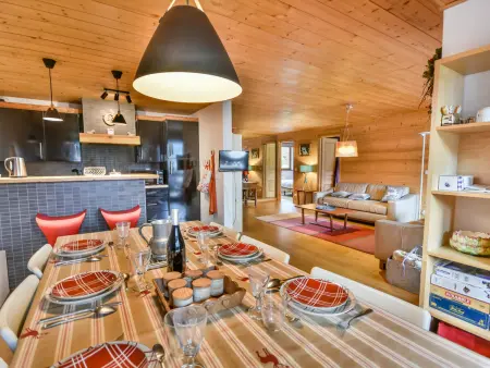 Location appartement à Les Gets, Spacieux T4 proche des pistes avec terrasse et parking - 6-8 pers.