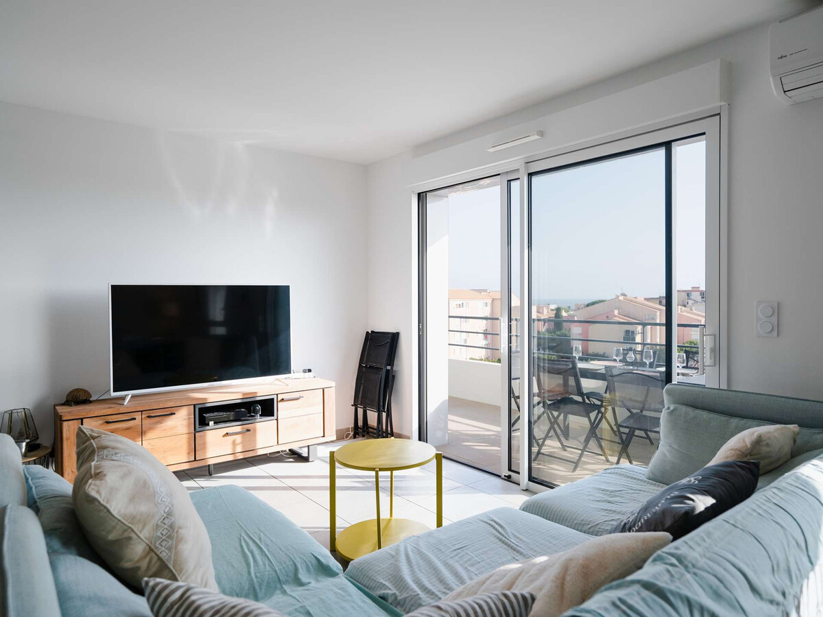 Appartement 7 pers. vue mer, 4e étage à Narbonne-Plage - Photo 2